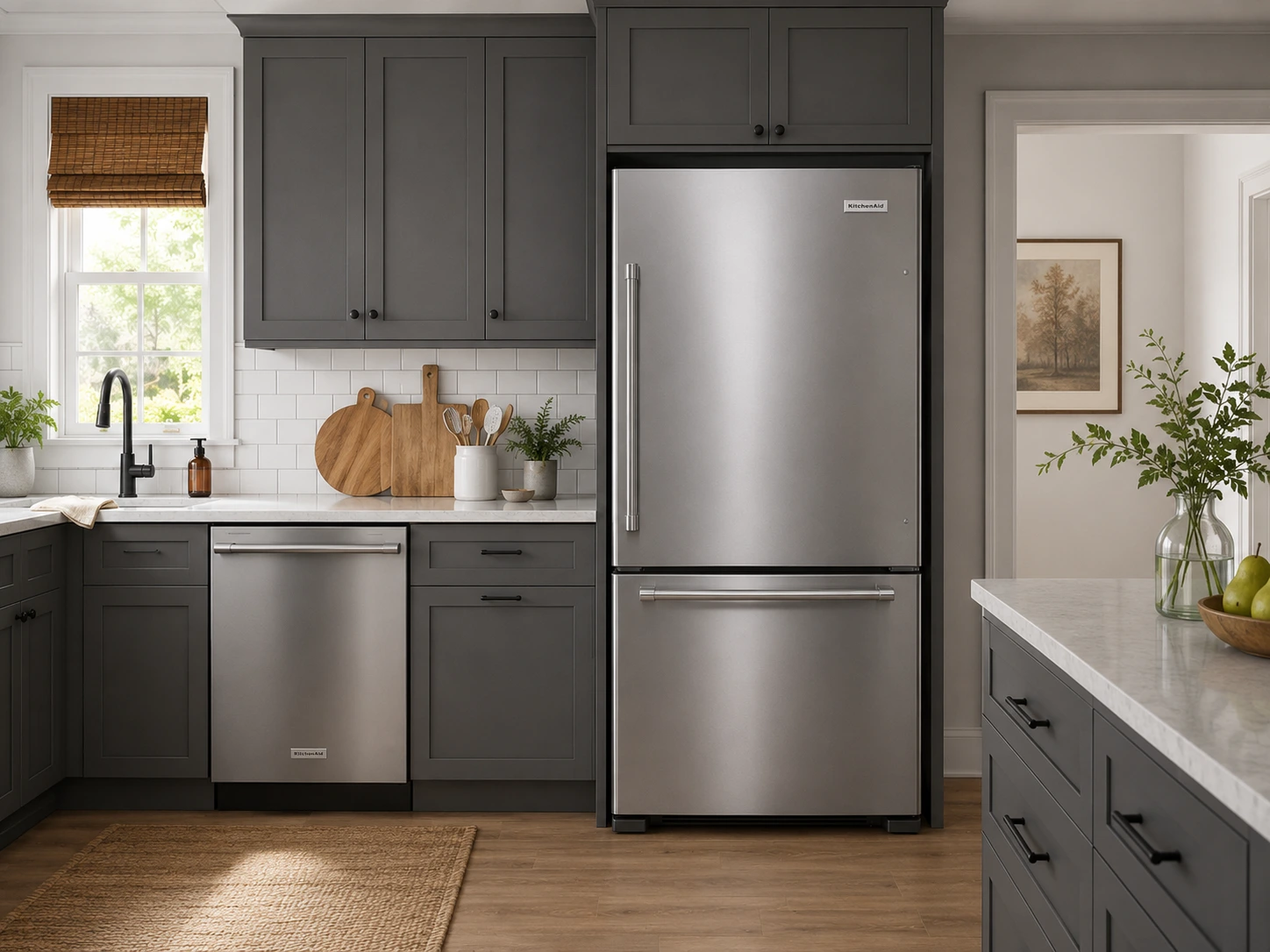 Integrated Bottom Freezer